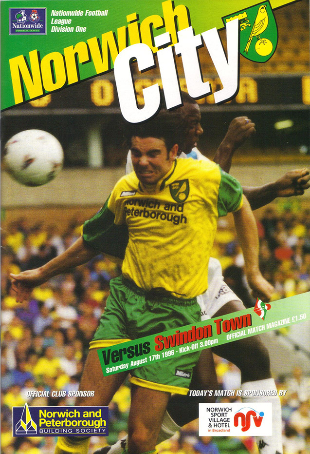<b>Saturday, August 17, 1996</b><br />vs. Norwich City (Away)